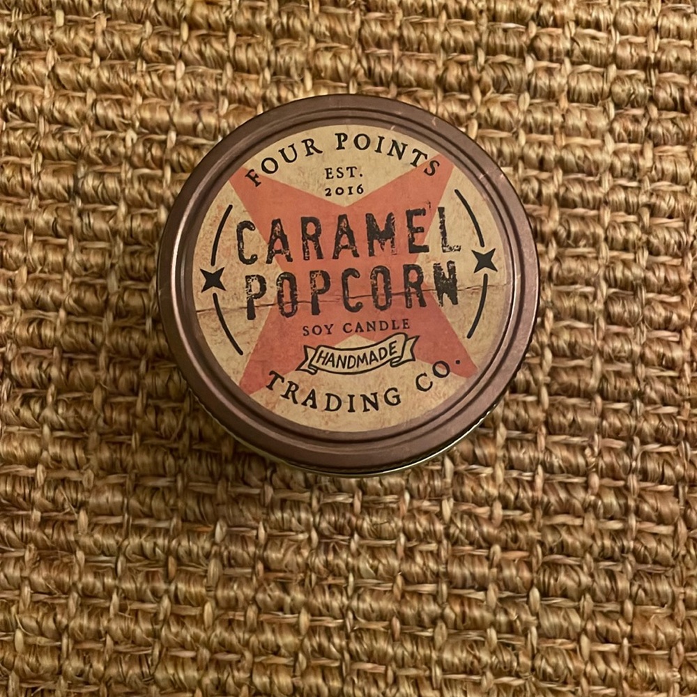 Four Points Trading Co Salted Popcorn Soy Candle